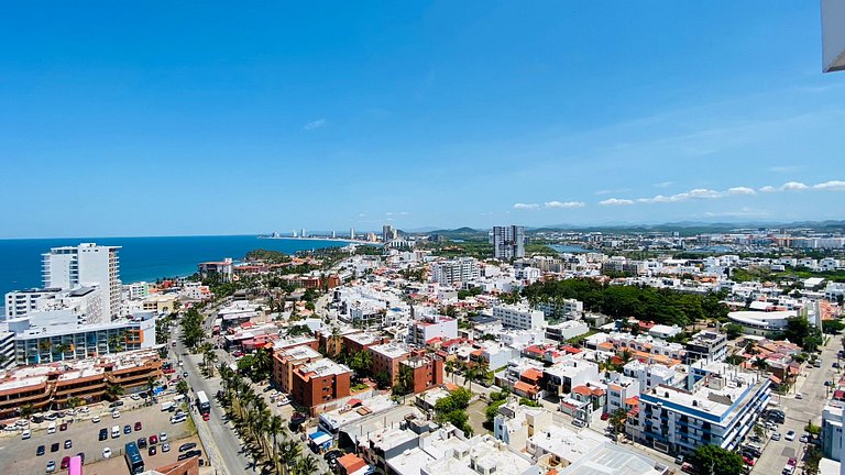 Depto de Lujo en Eleve | Vista al Mar en Zona Dorada