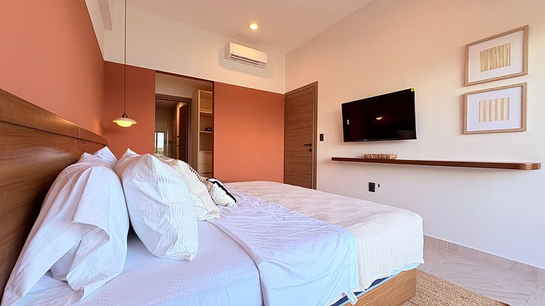 Departamento boutique con diseño Tulum en Marina Mazatlán