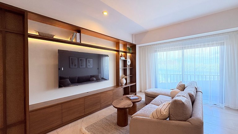 Departamento boutique con diseño Tulum en Marina Mazatlán