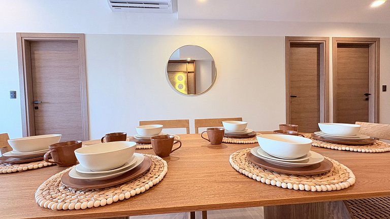 Departamento boutique con diseño Tulum en Marina Mazatlán