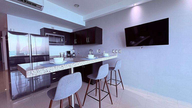 Beachfront Loft in Zona Dorada Tramonto Mazatlan
