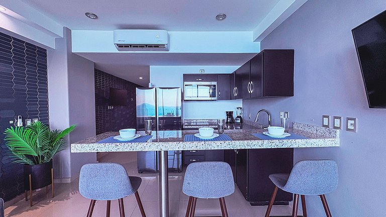 Beachfront Loft in Zona Dorada Tramonto Mazatlan